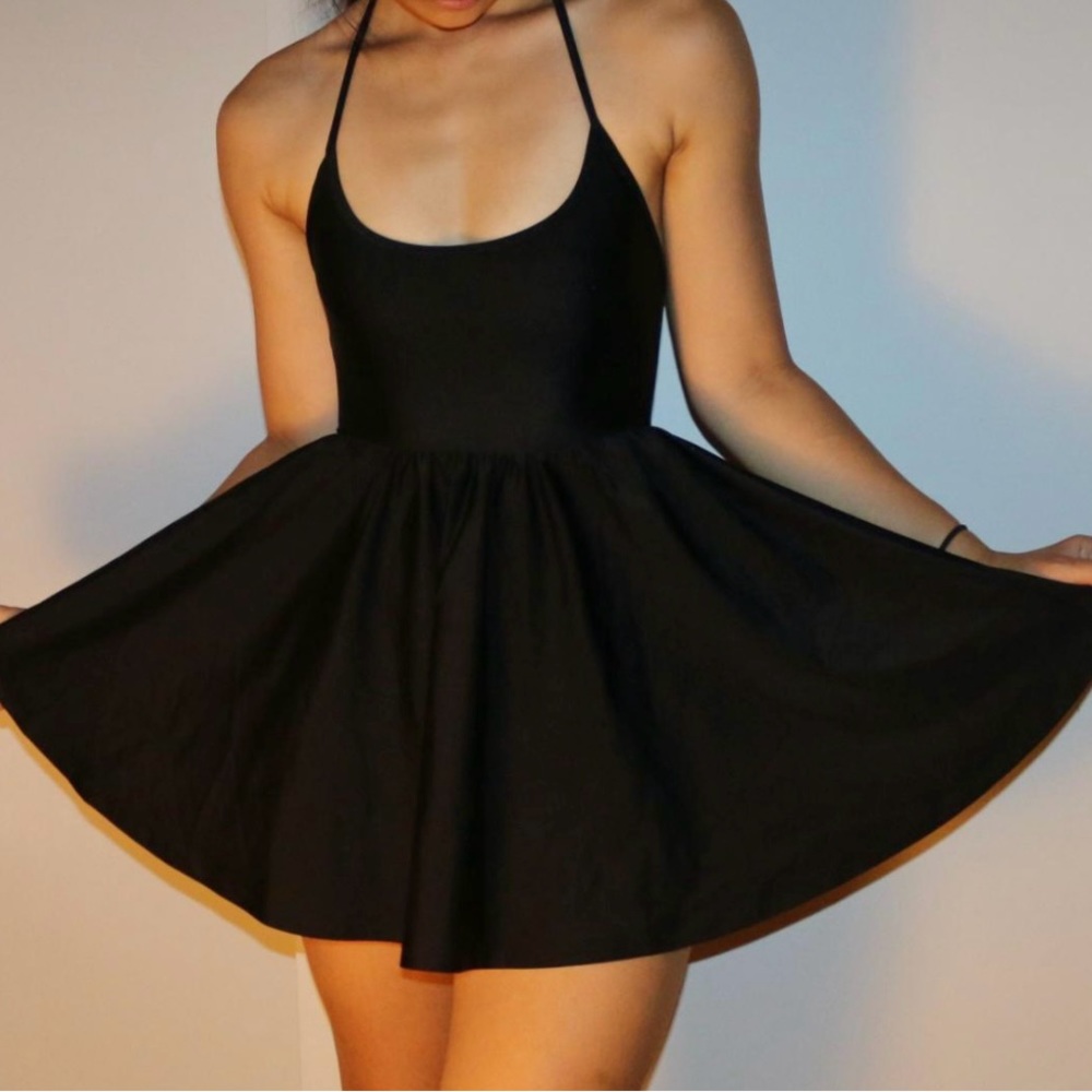 American Apparel disco skater dress